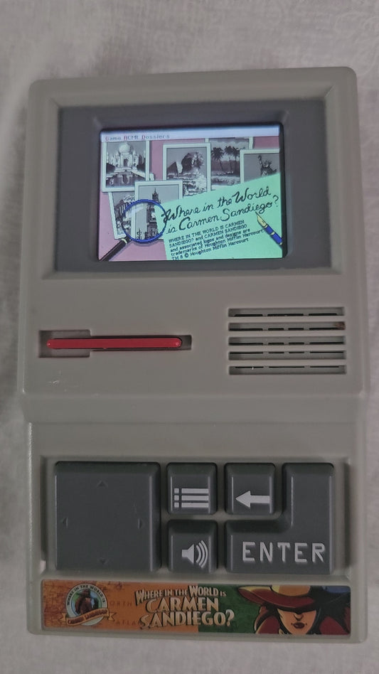 Carmen Sandiego 2019 Handheld Game – Where in the World Is Retro 90s Electronic Handheld Gift for Gamers & Collectors