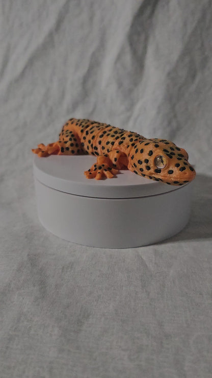 Gecko Fidget Articulated Desk Buddy Fidget Austim Aide Toy Flexi Handmade New