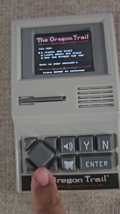 THE OREGON TRAIL Electronic Handheld Retro Classic Computer Video Game Tested
