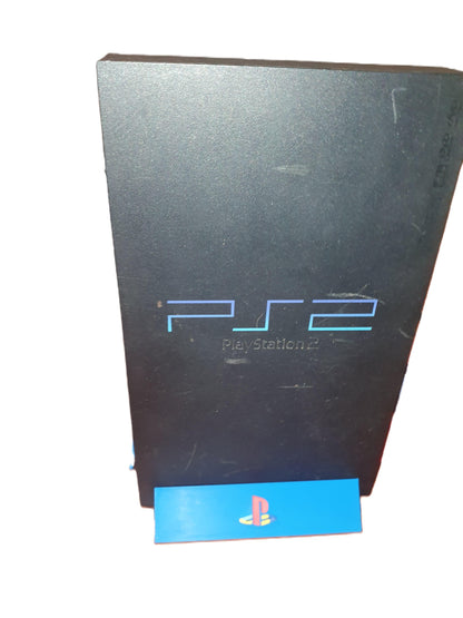 Vertical Sony PlayStation 2 Fat PS2 Stand Display 3D Printed Textured Bottom Handmade Emblem Custom