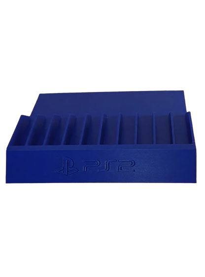 PlayStation 2 PS2 Game Holder Video Rack DVD Storage Display Tower Organizer Stand - Holds PS2 Games & DVDs - Collector Storage