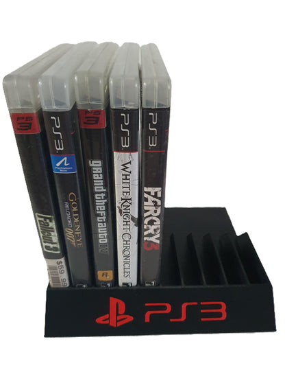 PlayStation 3 Game Holder Holds 10 Games Sony Video Game Storage Display PS3