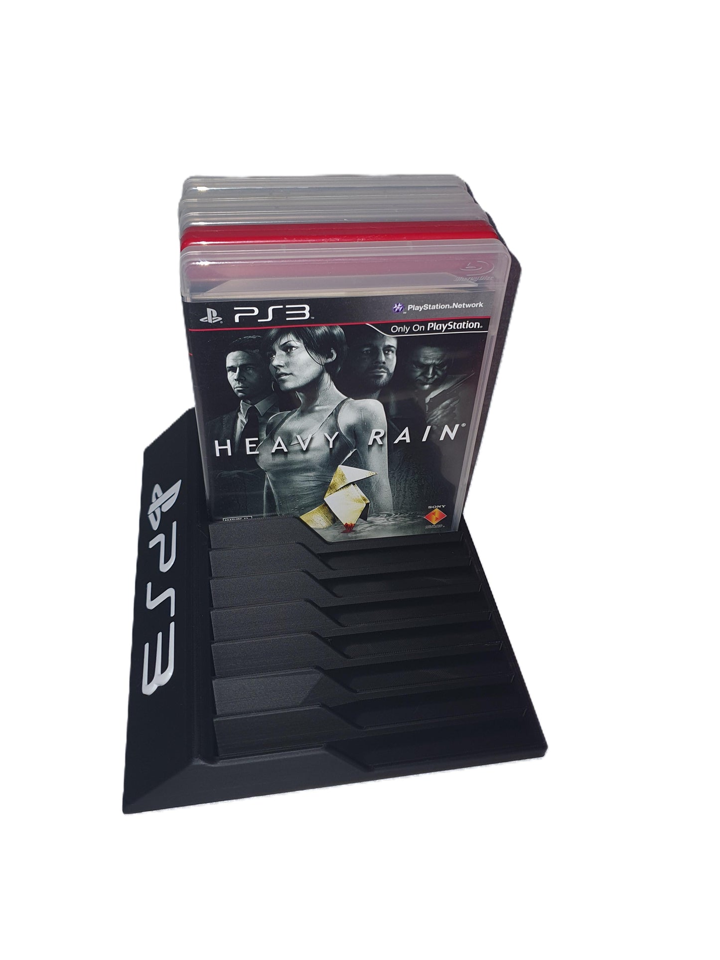 PlayStation 3 Game Holder Sony Video Storage Display Stand Rack Large 7x8.75"