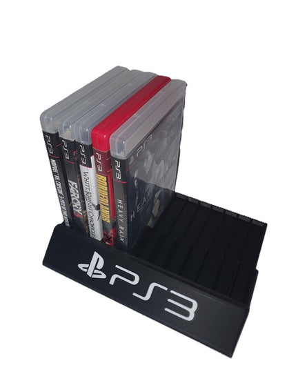 PlayStation 3 Game Holder Sony Video Storage Display Stand Rack Large 7x8.75"