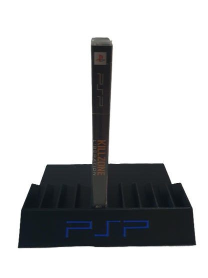 Sony PSP Game Display Stand Vibrant Blue Letter Holder Rack Storage 2000 3000