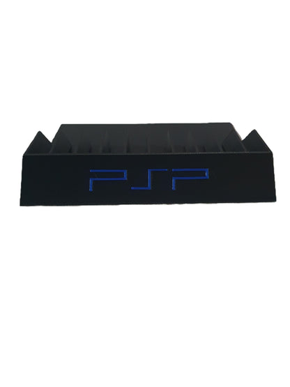 Sony PSP Game Display Stand Vibrant Blue Letter Holder Rack Storage 2000 3000