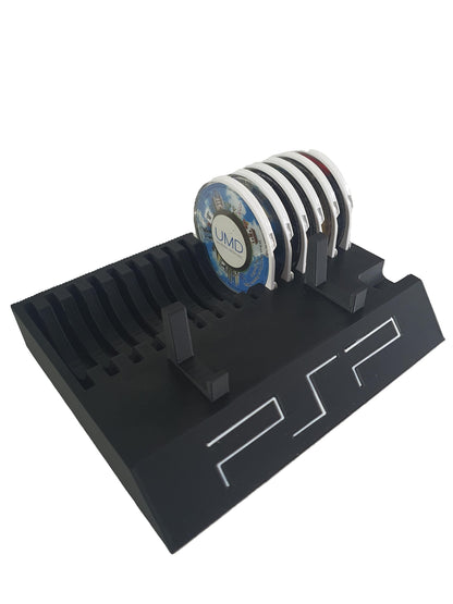 Sony PSP 2000/3000 Display Stand Storage Holds up to 15 Sony PlayStation Portable UMD Videogames /3D Printed/ Choose Your Color
