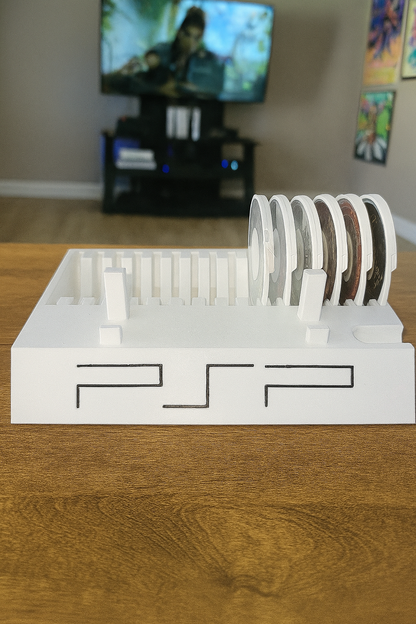 Sony PSP 2000/3000 Display Stand Storage Holds up to 15 Sony PlayStation Portable UMD Videogames /3D Printed/ Choose Your Color