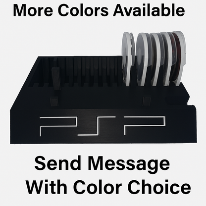 Sony PSP 2000/3000 Display Stand Storage Holds up to 15 Sony PlayStation Portable UMD Videogames /3D Printed/ Choose Your Color