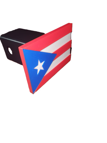 Puerto Rico Hitch Cover Plug Cap Tow 2" Truck SUV F150 1500 Silverado Ram Dodge