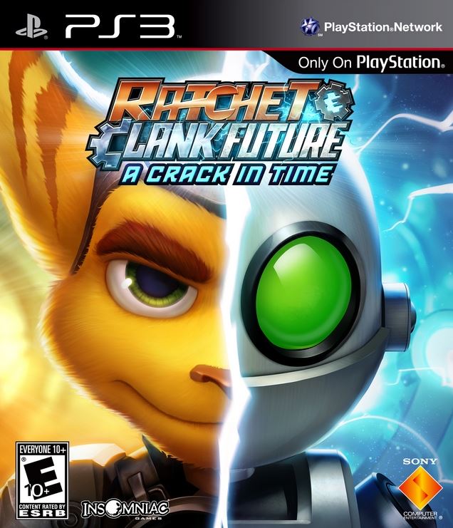 Ratchet & Clank Future A Crack in Time Sony PlayStation 3 2009 Black Label VG