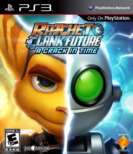 Ratchet & Clank Future A Crack in Time Sony PlayStation 3 2009 Black Label VG