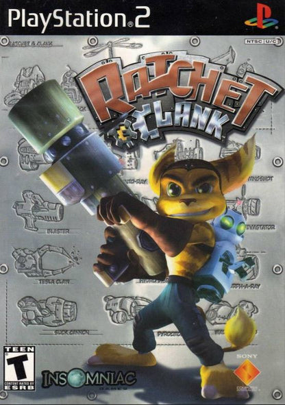 Ratchet & Clank (Sony PlayStation 2, 2002) Video Game Disc Near Mint Memory Slot