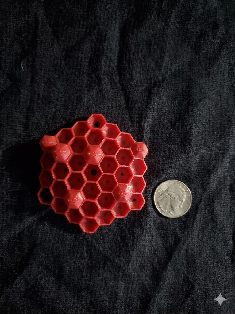 Chemical Free Wasp Nest Decoy Hornet Deterrent 3D Print Customizable Pack of 10 Red