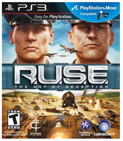 PS3 R.U.S.E. Game Disc and Case Ubisoft EyeToy Compatible RTS War Tested Works