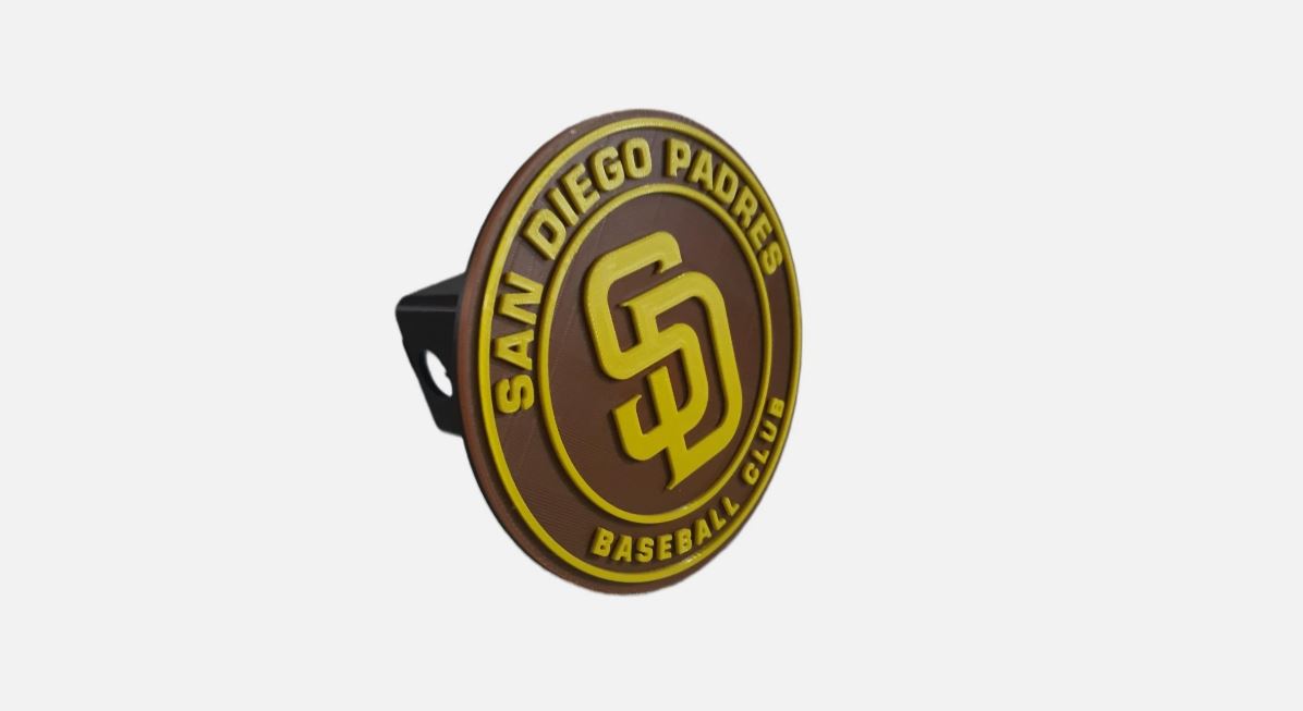 San Diego Padres Baseball Trailer Hitch Receiver Cover Tow Towing Plug Cap 2" (Copy)