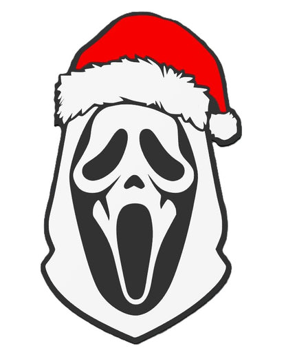 Ghost Face Trailer Hitch Plug Scream Mask Christmas Truck Receiver Cap Santa Horror Accessory Gift