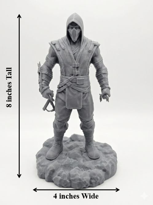 Scorpion Model Figure 8" DIY Paint Sumer Project Collector Paint Handmade Gray