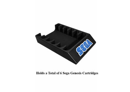 Sega Genesis Cartridge Holder Storage Tray Display Rack Organizer 6 Game Home