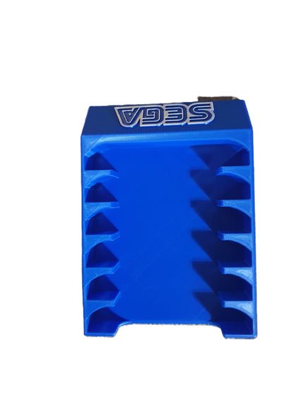 Sega Genesis Cartridge Holder Storage Tray Display Rack Organizer 6 Game Home
