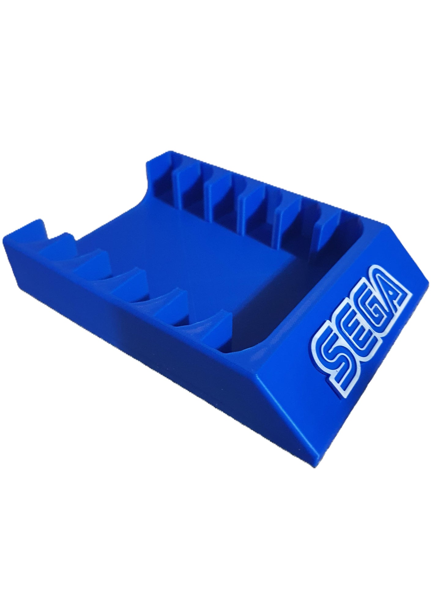Sega Genesis Cartridge Holder Storage Tray Display Rack Organizer 6 Game Home