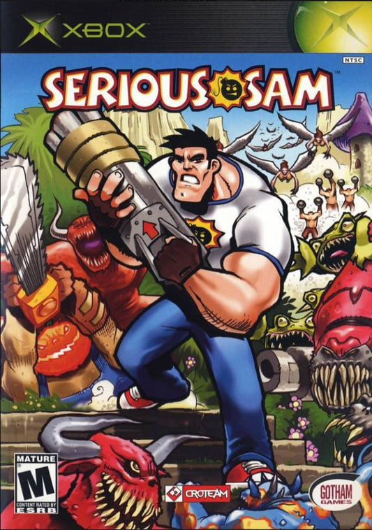 Serious Sam (Microsoft Xbox, 2002) Complete W/ Manual CIB - Tested GOT-29208