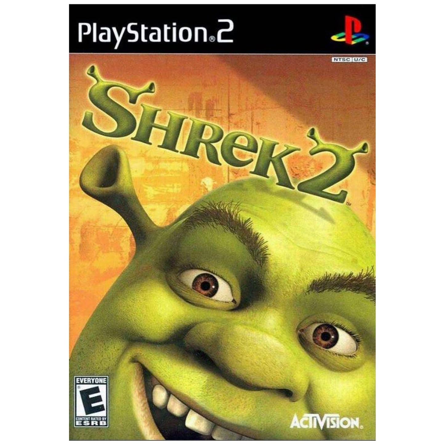 Shrek 2 Sony PlayStation 2 PS2 2004 Complete Black Label 1st Print - Case Manual Disc - Tested & Works - DreamWorks Game