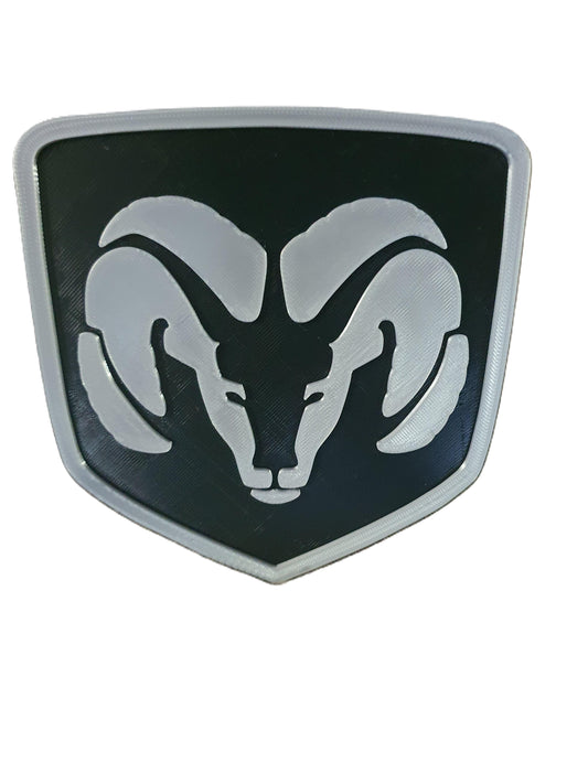 Shiny Silver Dodge Ram Cover Plug Cap Tow Hitch Truck Trailer Towing 2" Receiver