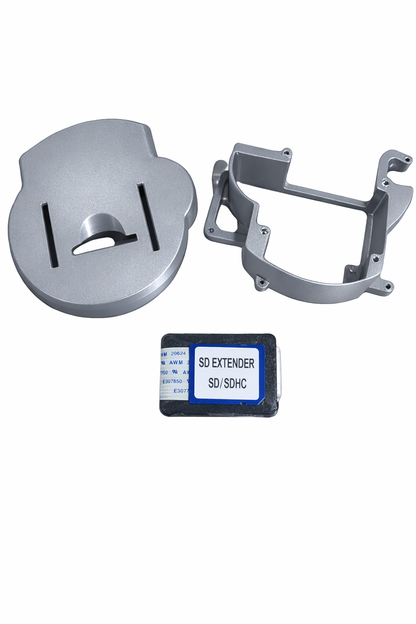 GC Loader Mount Tray Kit with SD Extension Cable for GameCube Jet Black Purple Indigio Satin Silver Spice Orange Bundle DOL-001 New Custom