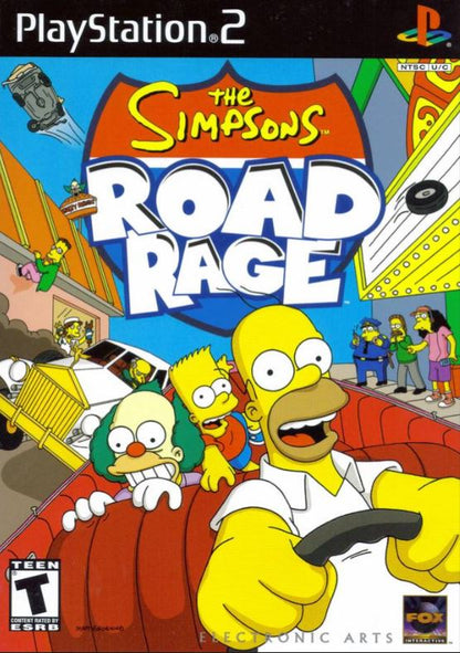 The Simpsons Road Rage (PlayStation 2, 2001) Game Disc Very Good Tested