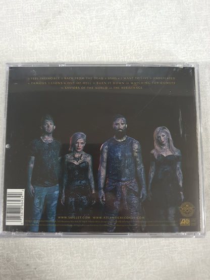 Skillet Unleashed CD 2016 Atlantic Christian Rock Album Tested Very Good