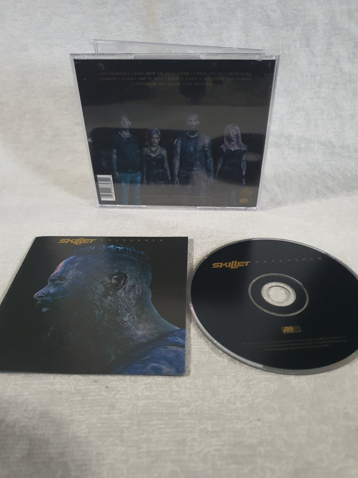Skillet Unleashed CD 2016 Atlantic Christian Rock Album Tested Very Good
