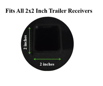 Soccer Ball Trailer Hitch Cover for 2 Inch Receiver - Durable Rubber Hitch Plug for Truck SUV & Van | Fun Soccer Gift Weatherproof Tow Cover