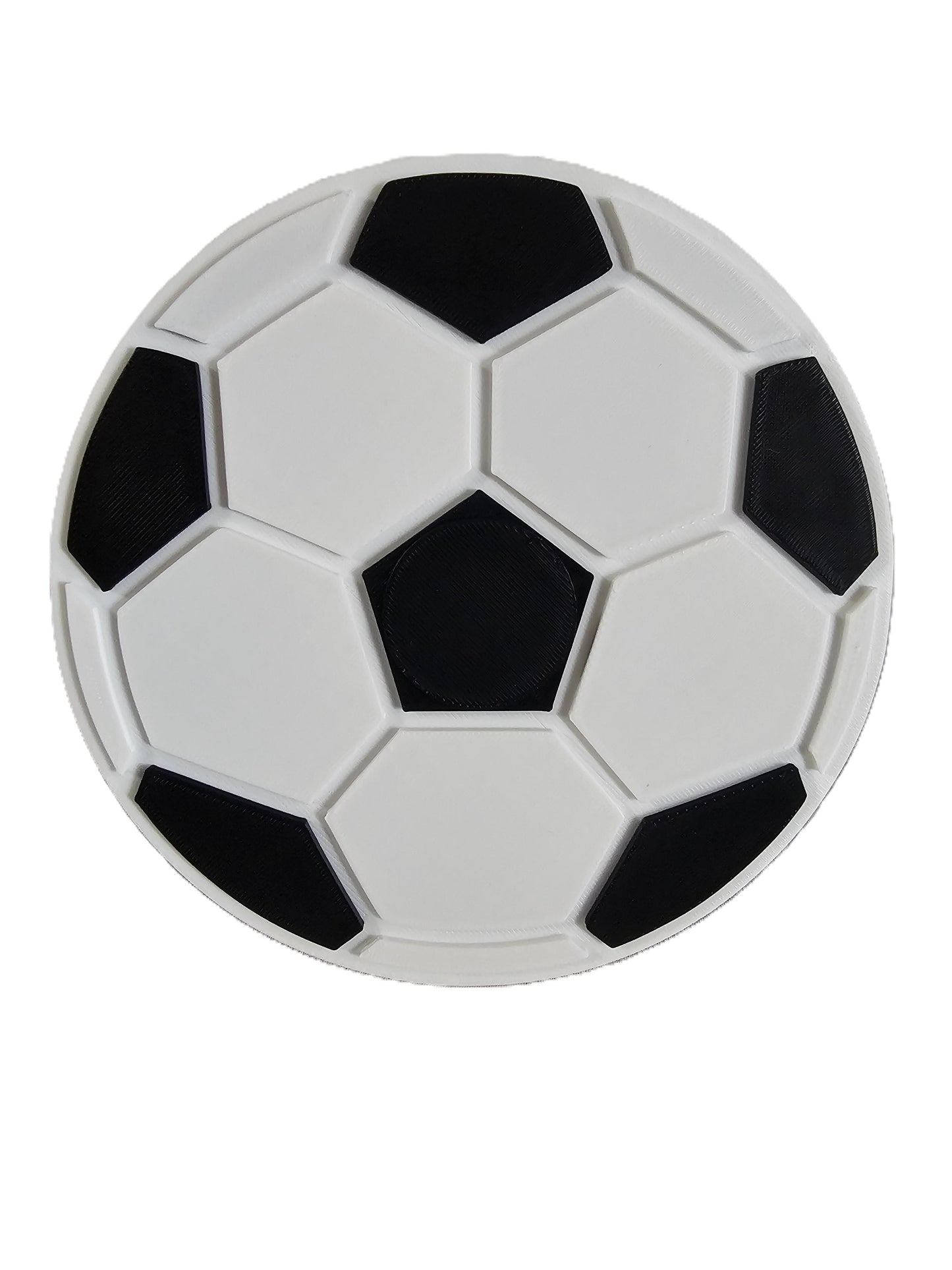 Soccer Ball Trailer Hitch Cover for 2 Inch Receiver - Durable Rubber Hitch Plug for Truck SUV & Van | Fun Soccer Gift Weatherproof Tow Cover