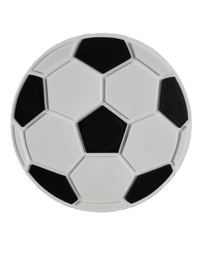 Soccer Ball Trailer Hitch Cover for 2 Inch Receiver - Durable Rubber Hitch Plug for Truck SUV & Van | Fun Soccer Gift Weatherproof Tow Cover