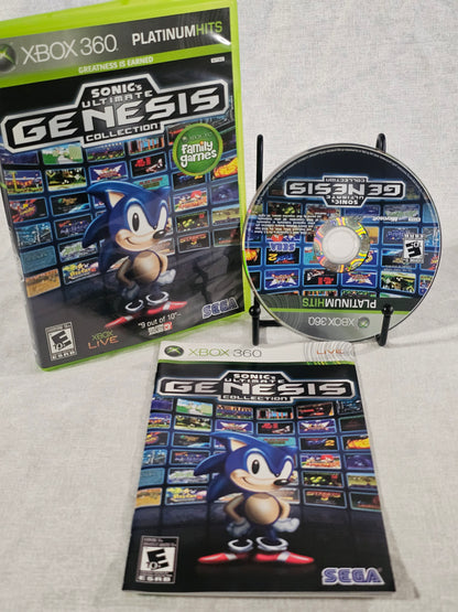 Sonic's Ultimate Genesis Collection Xbox 360 Platinum Hits - Complete CIB