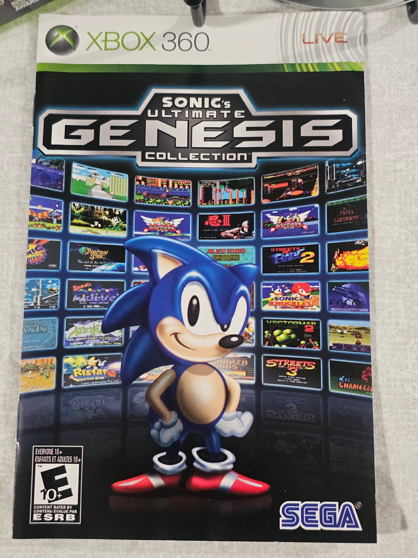 Sonic's Ultimate Genesis Collection Xbox 360 Platinum Hits - Complete CIB