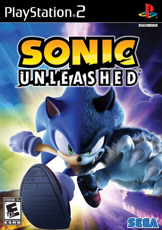 Sonic Unleashed (Sony PlayStation 2, 2008) Game Disc Very Good