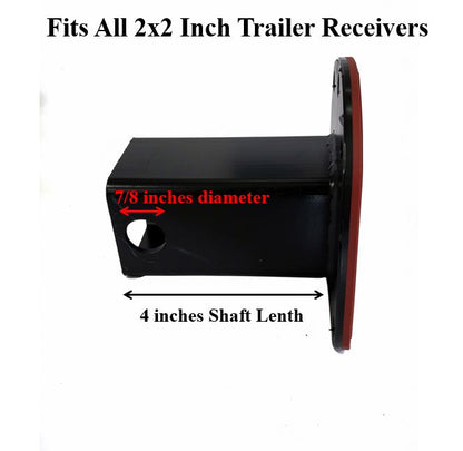 Oklahoma Sooners OU Maroon Logo Trailer Hitch Receiver Cover Plug 2" Receiver