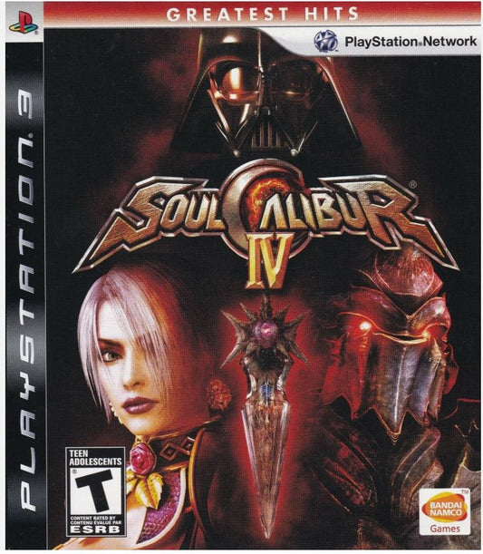 PS3 Soul Calibur 4 Video Game Sony PlayStation 3 2008 Complete Very Good Tested