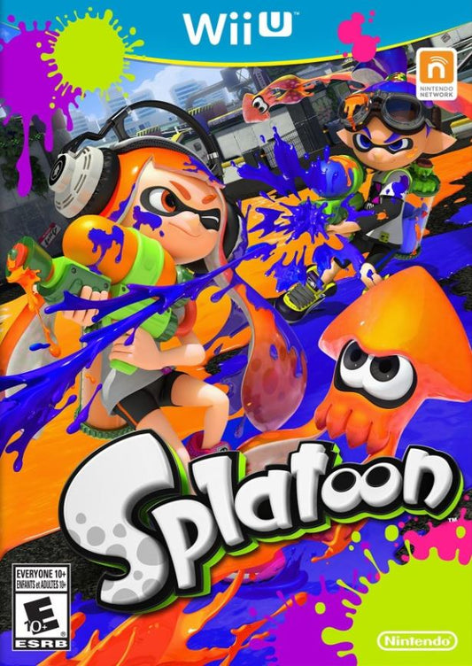 Splatoon (Nintendo Wii U, 2015) Videogame Disc Near Mint Tested WUP-P-AGME-USA-0