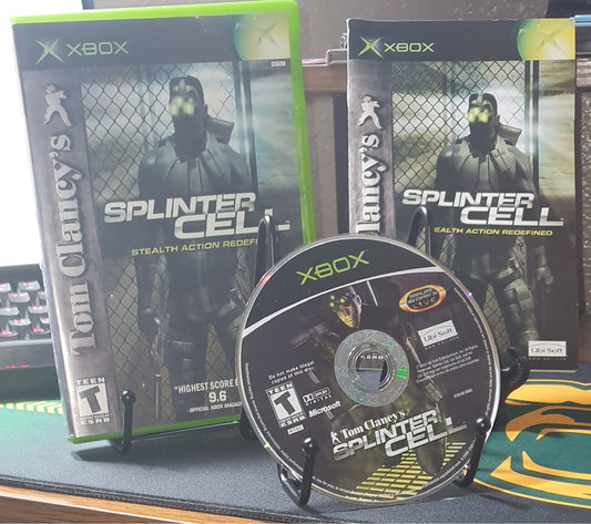 splinter cell original print complete with registration card