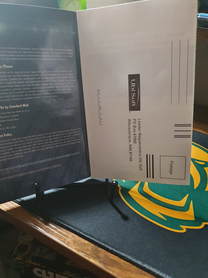 splinter cell original print complete with registration card