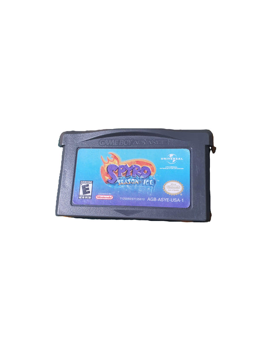 Spyro: Season of Ice (Nintendo Game Boy Advance, 2001) AGB-ASYE-USA-1