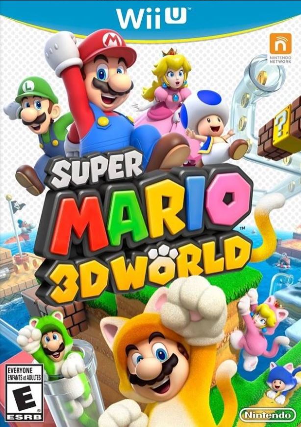Super Mario 3D World (Nintendo Wii U, 2013) CIB Complete Manual
