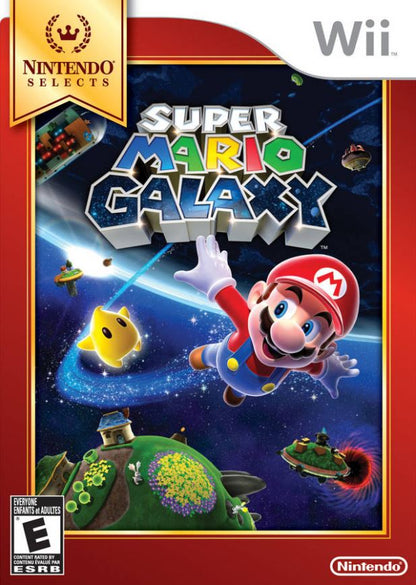 Super Mario Galaxy Game (Nintendo Wii, 2007) With Inserts Disc Good Tested