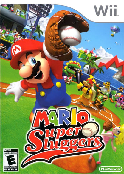 Mario Super Sluggers (Nintendo Wii, 2008) Video Game Disc Near Mint Clean Tested