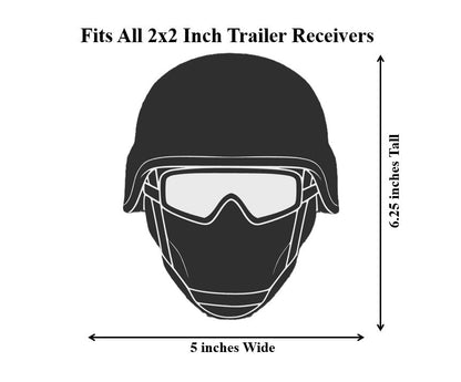 Tactical Military Soldier Trailer Hitch Receiver Cover Towing Plug Cap Decor Truck SUV Army Marine Veteran Gift Durable Outdoor Accessory