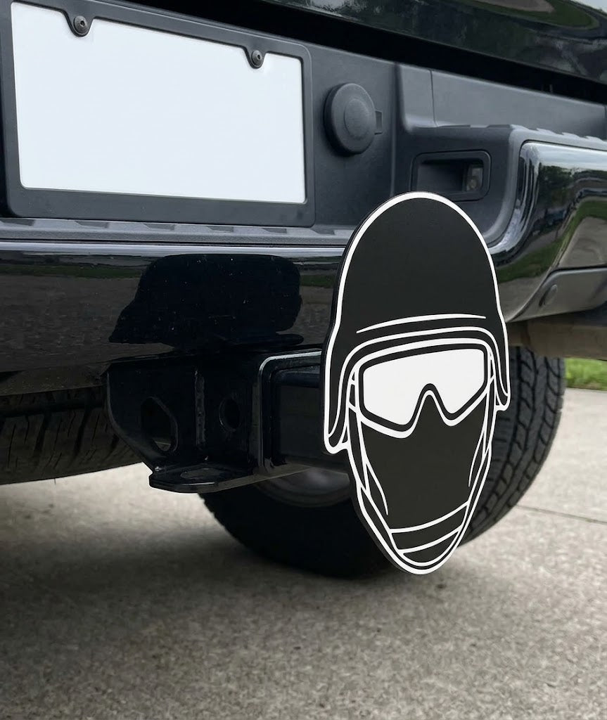 Tactical Military Soldier Trailer Hitch Receiver Cover Towing Plug Cap Decor Truck SUV Army Marine Veteran Gift Durable Outdoor Accessory
