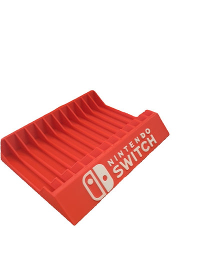Neon Red Nintendo Switch Game Case Holder Organizer Display Wholesale Lot of 5 Gameroom Storage Gamer Streamer B2B